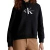Sweat Calvin Klein Monologo Regular Noire Femme