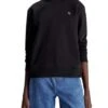 Sweat à Capuche Calvin Klein Embro Badge Noir Femme