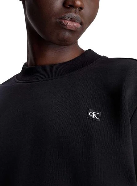 Sweat à Capuche Calvin Klein Embro Badge Noir Femme – Image 3