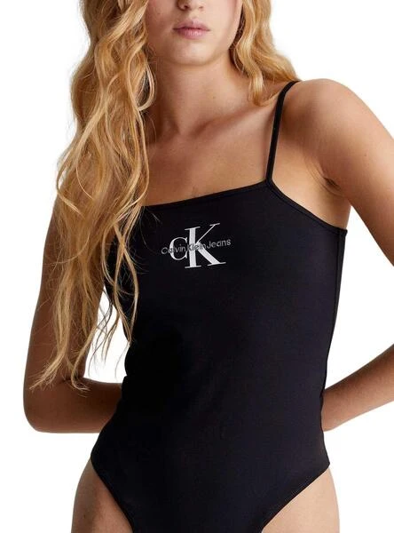 Body Calvin Klein Monologue Strappy Noir Femme – Image 4