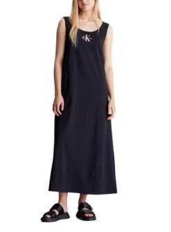 Robe Calvin Klein Monologue Loose Noir Femme