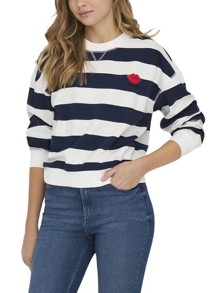 Sweat Ă Capuche Only Serena Marine Pour Femme