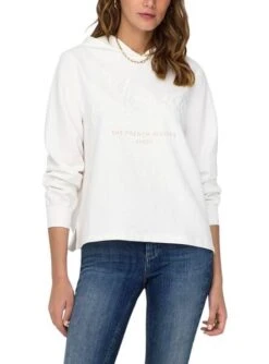 Sudadera Only Trust Sailor Hood Blanco Pour Femme.