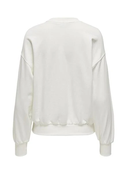 Sudadera Blanca Para Mujer Only Hanna. – Image 2