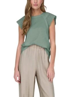 T-shirt Only Xiana Verte Pour Femme.