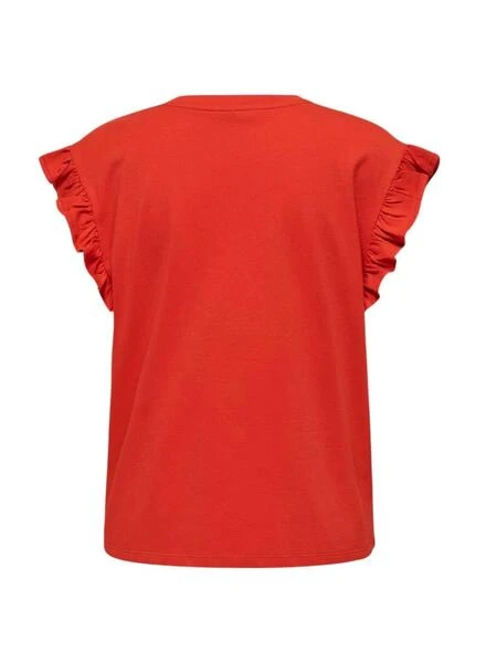 Camiseta Only Pernille Rouge Pour Femme. – Image 2