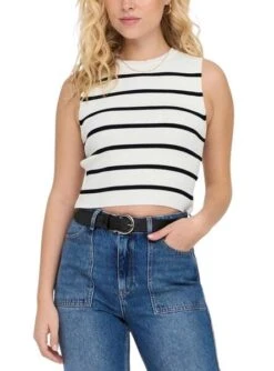 Top Seulement Majli Blanc Pour Femme