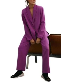 Pantalon Vila Fuchsia Vimarnal Pour Femme