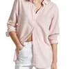 Chemise Pepe Jeans Philly En Lin Rose Pour Femme