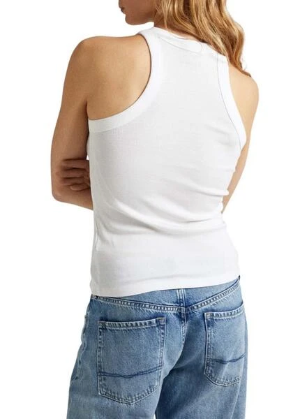 T-shirt Pepe Jeans Kate Blanc Pour Femme. – Image 2