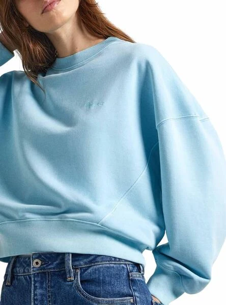 Sudadera Pepe Jeans Lynette Azul Pour Femme – Image 3