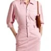 Robe Pepe Jeans Gracie Denim Rose Pour Femme