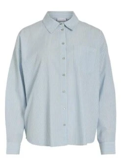 Chemise Vila Vikatata à Rayures Bleues Pour Femme
