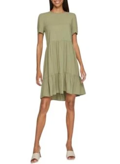 Robe Vila Vipaya Verte Pour Femme