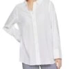 Chemise Vila En Lin Blanc Pour Femme