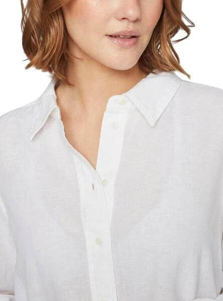 Chemise Vila En Lin Blanc Pour Femme – Image 6
