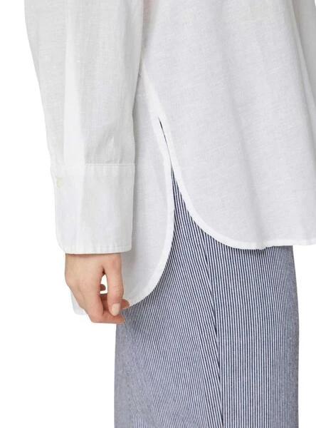 Chemise Vila En Lin Blanc Pour Femme – Image 5