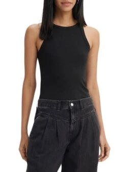 Top Levis Dreamy Negro Para Mujer = Haut Levis Noir Dreamy Pour Femme