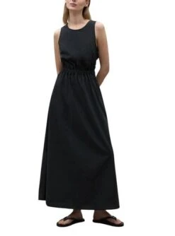 Robe Galena Ecoalf Noire Pour Femme