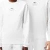 Sweat à Capuche Lacoste Jogger Blanc Pour Homme Et Femme