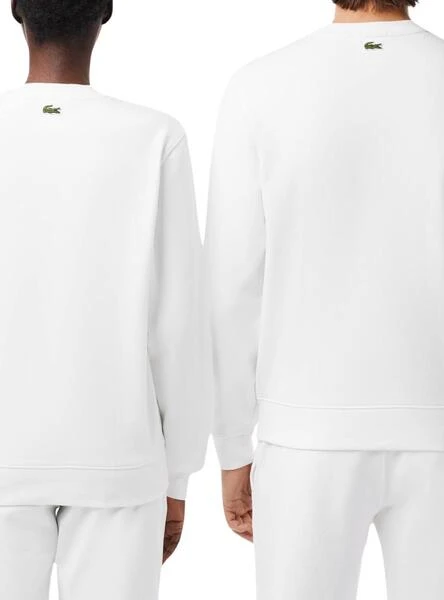 Sweat à Capuche Lacoste Jogger Blanc Pour Homme Et Femme – Image 2