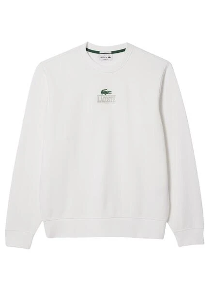 Sweat à Capuche Lacoste Jogger Blanc Pour Homme Et Femme – Image 4