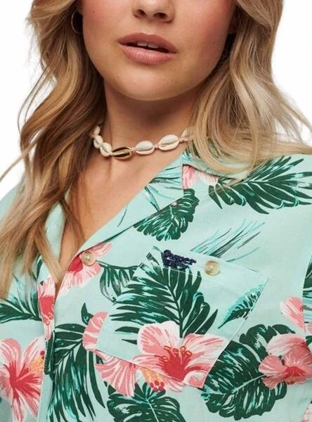 Chemise Superdry Beach Verte Pour Femme – Image 2