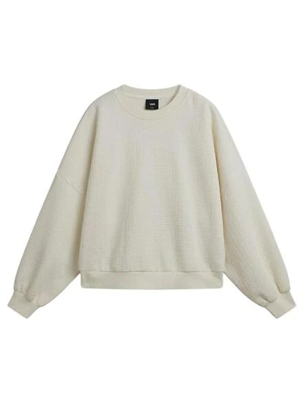 Sudadera Vans Sabine Loose Beige Pour Femme – Image 4