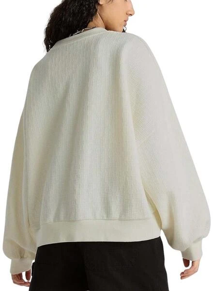 Sudadera Vans Sabine Loose Beige Pour Femme – Image 2