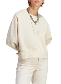 Sweat à Capuche Adidas Adicolor Essentials Beige Femme