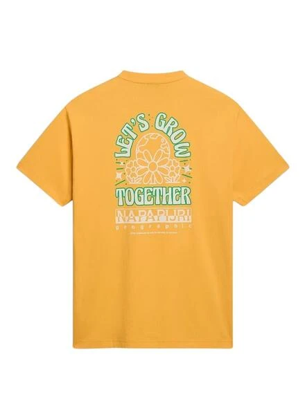 Maillot Napapijri Boyd Jaune Pour Homme Et Femme – Image 2