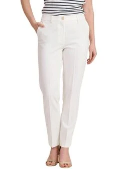 Pantalon Naf Naf Chino Blanc Pour Femme