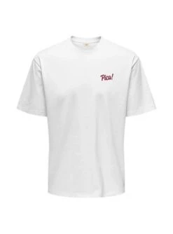 T-shirt Klout Pica Blanc Pour Homme Et Femme